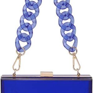 Clear Acrylic Shoulder Bag Crossbody Evening Clutch Purse Women